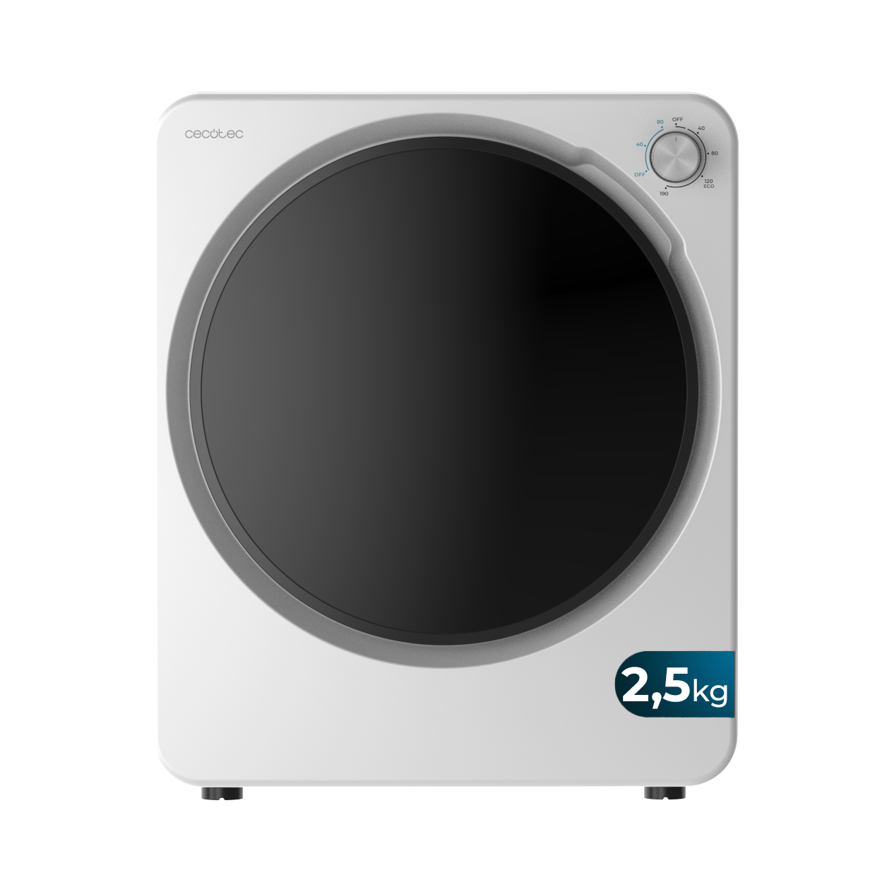 Cecotec Bolero DressCode Dry 3150V Secadora Compacta 2,5 Kg Evacuación Exterior Eficiente