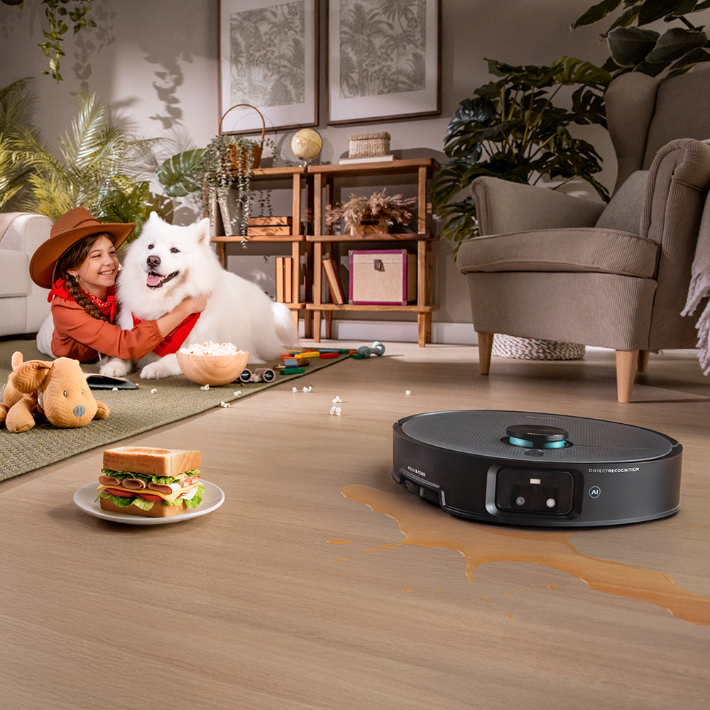Cecotec Conga X100 Robot Aspirador con Navegación Todoterreno Adaptativa y Mapeo Inteligente
