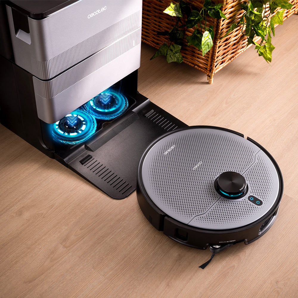 Cecotec Conga X100 Robot Aspirador con Navegación Todoterreno Adaptativa y Mapeo Inteligente