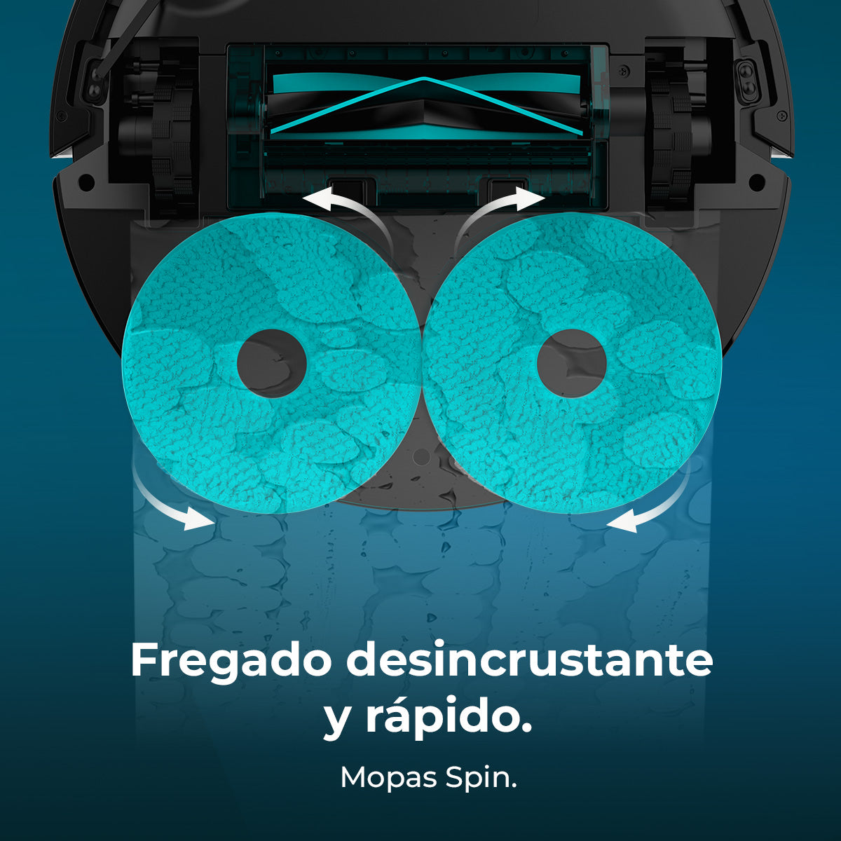 Cecotec Conga X50 Robot Aspirador Con Navegación Láser Y Mapeo Inteligente Fregado Spin