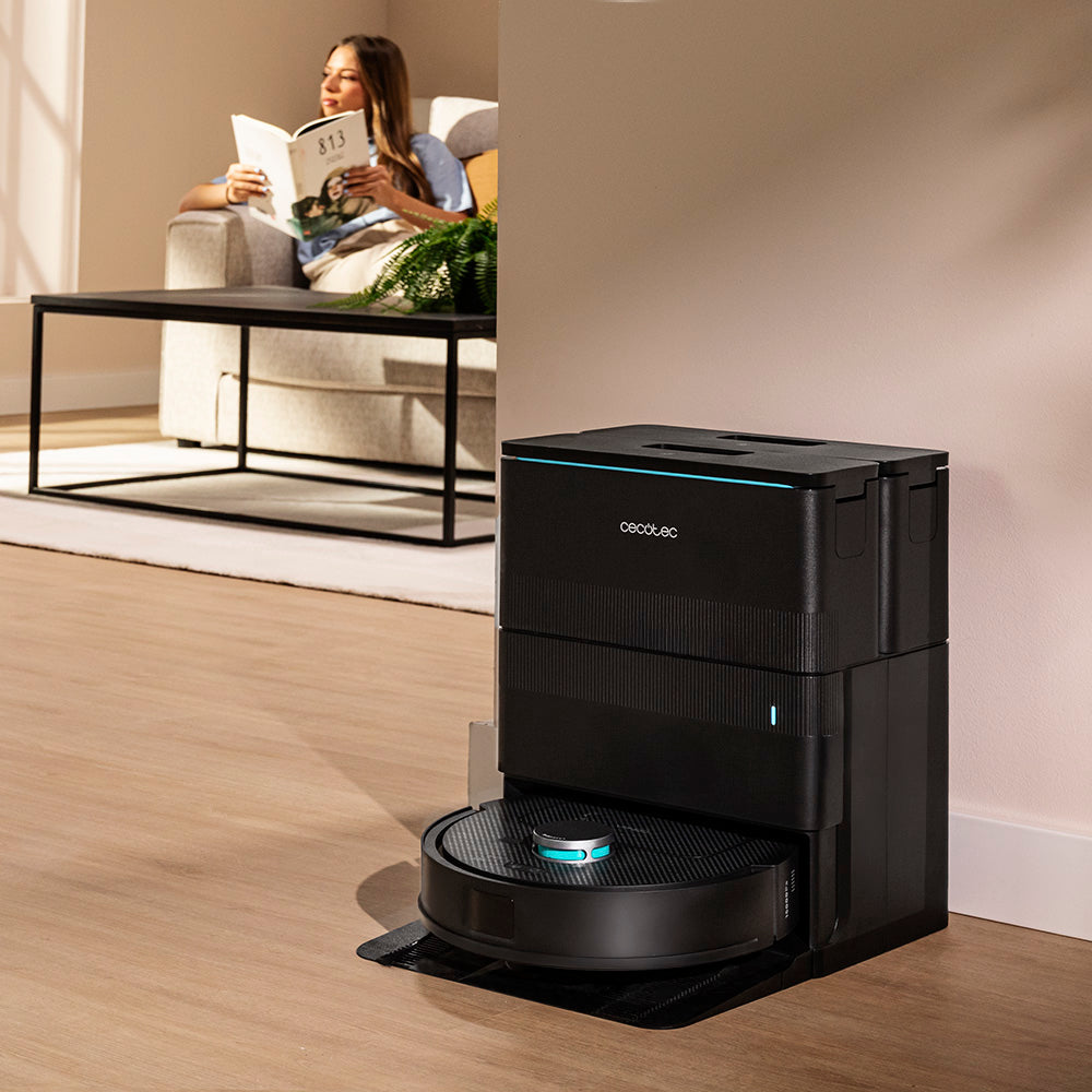 Cecotec Conga X50 Robot Aspirador Con Navegación Láser Y Mapeo Inteligente Fregado Spin