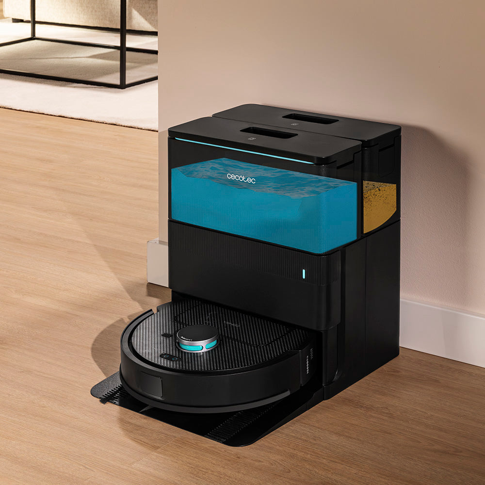 Cecotec Conga X50 Robot Aspirador Con Navegación Láser Y Mapeo Inteligente Fregado Spin