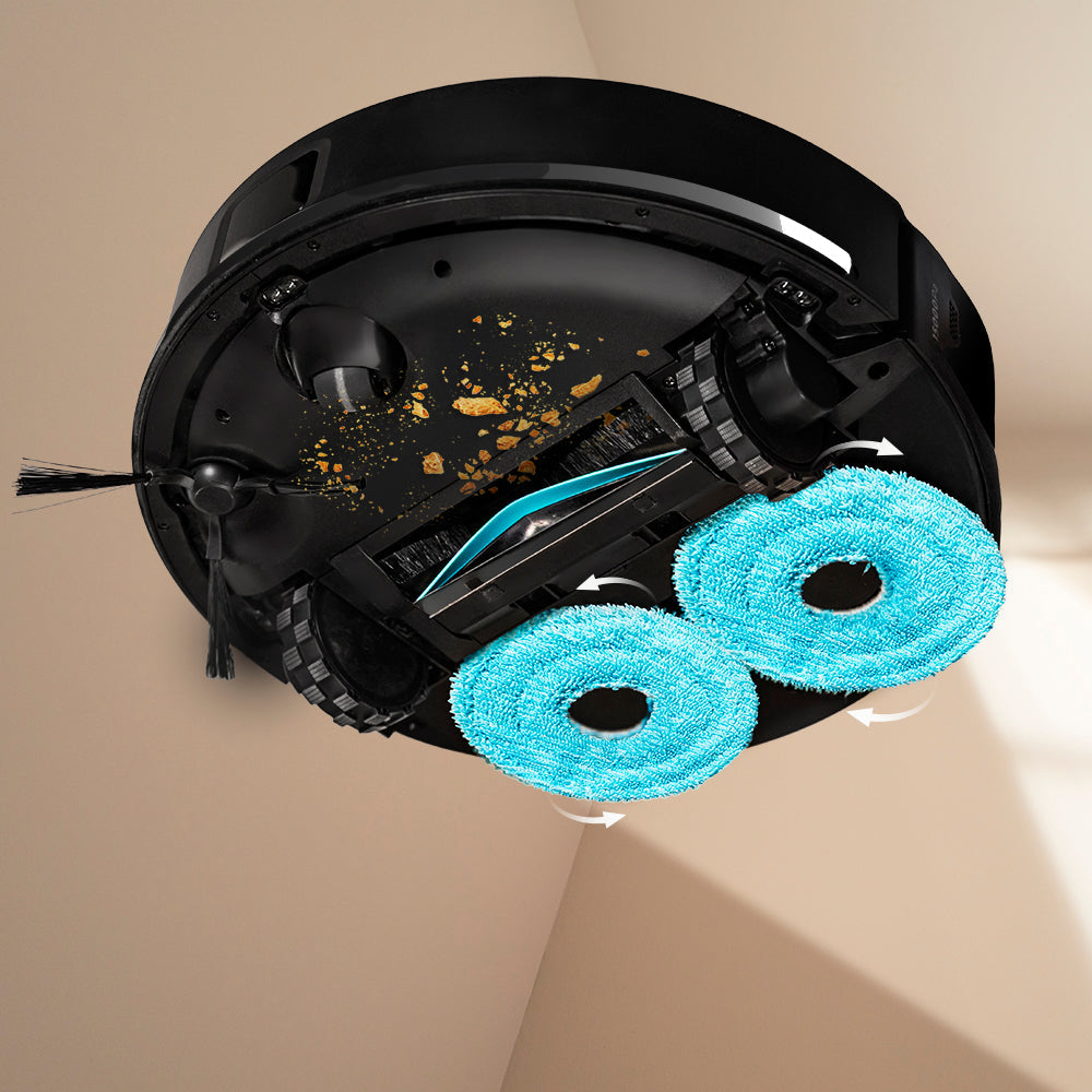 Cecotec Conga X50 Robot Aspirador Con Navegación Láser Y Mapeo Inteligente Fregado Spin