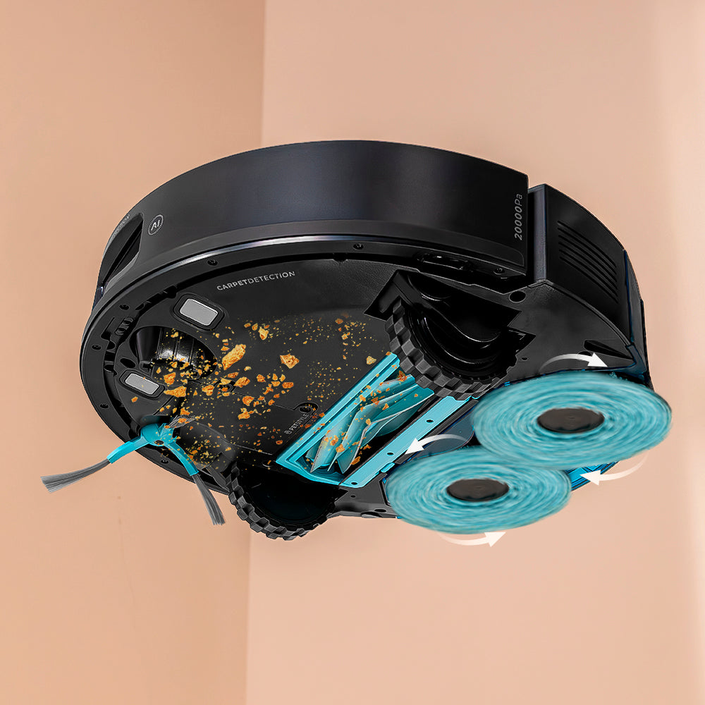 Cecotec Conga M100 Spin AI Robot Aspirador Con IA Láser Eye Y Navegación Precisa