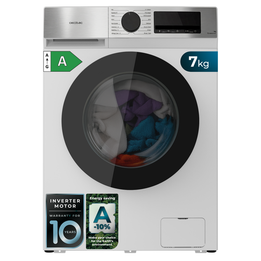 Cecotec Lavadora Bolero DressCode 7450 7 Kg 1200 Rpm