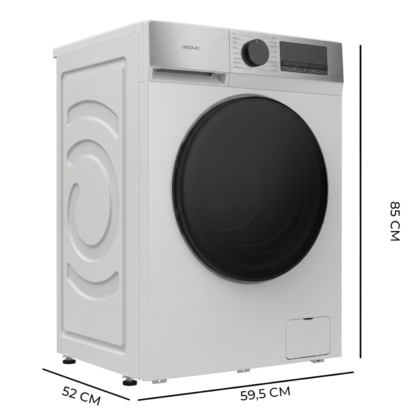 Cecotec Lavadora Bolero DressCode 10450 Inverter Motor 10 Kg 1400 RPM Clase A Ahorro De Energía