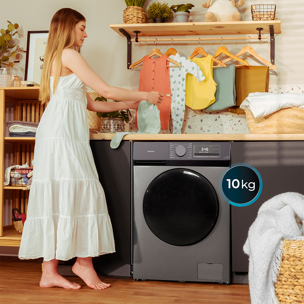 Cecotec Lavadora Bolero DressCode 10450 10 kg Inverter
