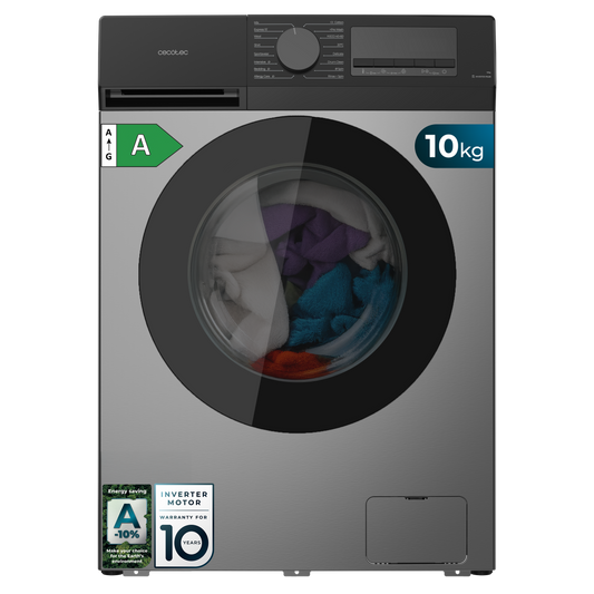 Cecotec Lavadora Bolero DressCode 10450 10 kg Inverter