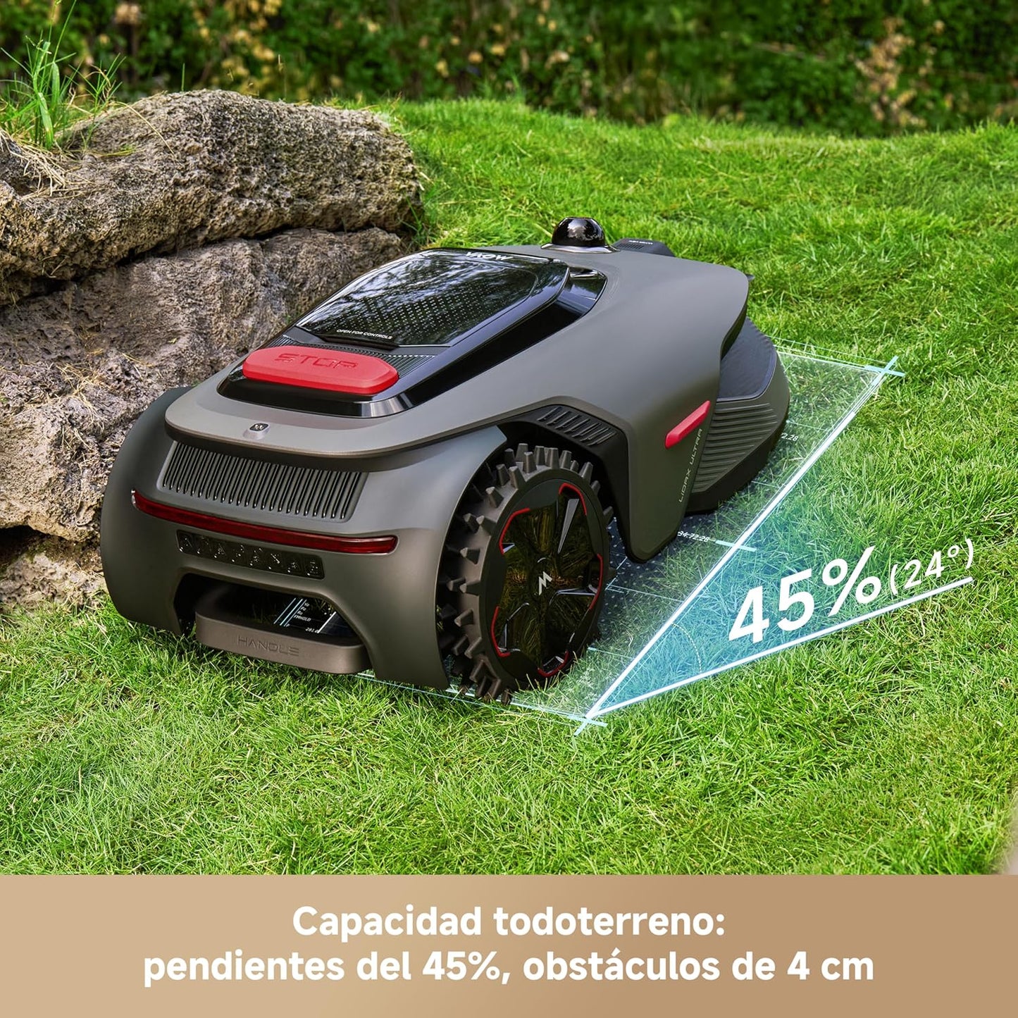Mova – LiDAX Ultra 1600 robot cortacésped sin cable perimetral