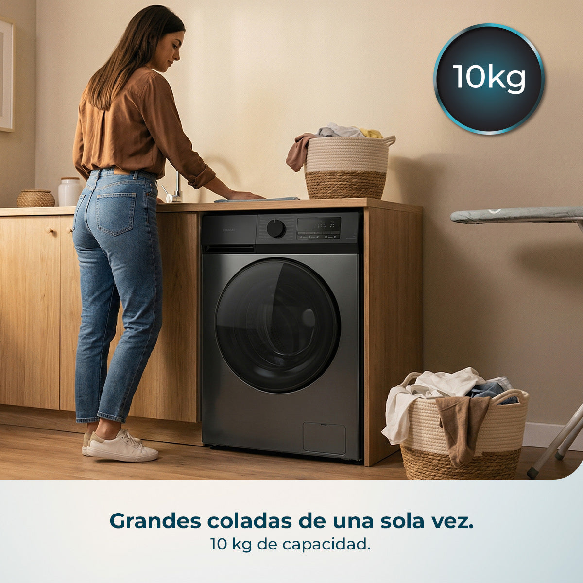 Cecotec Lavadora Bolero DressCode 10450 10 kg Inverter