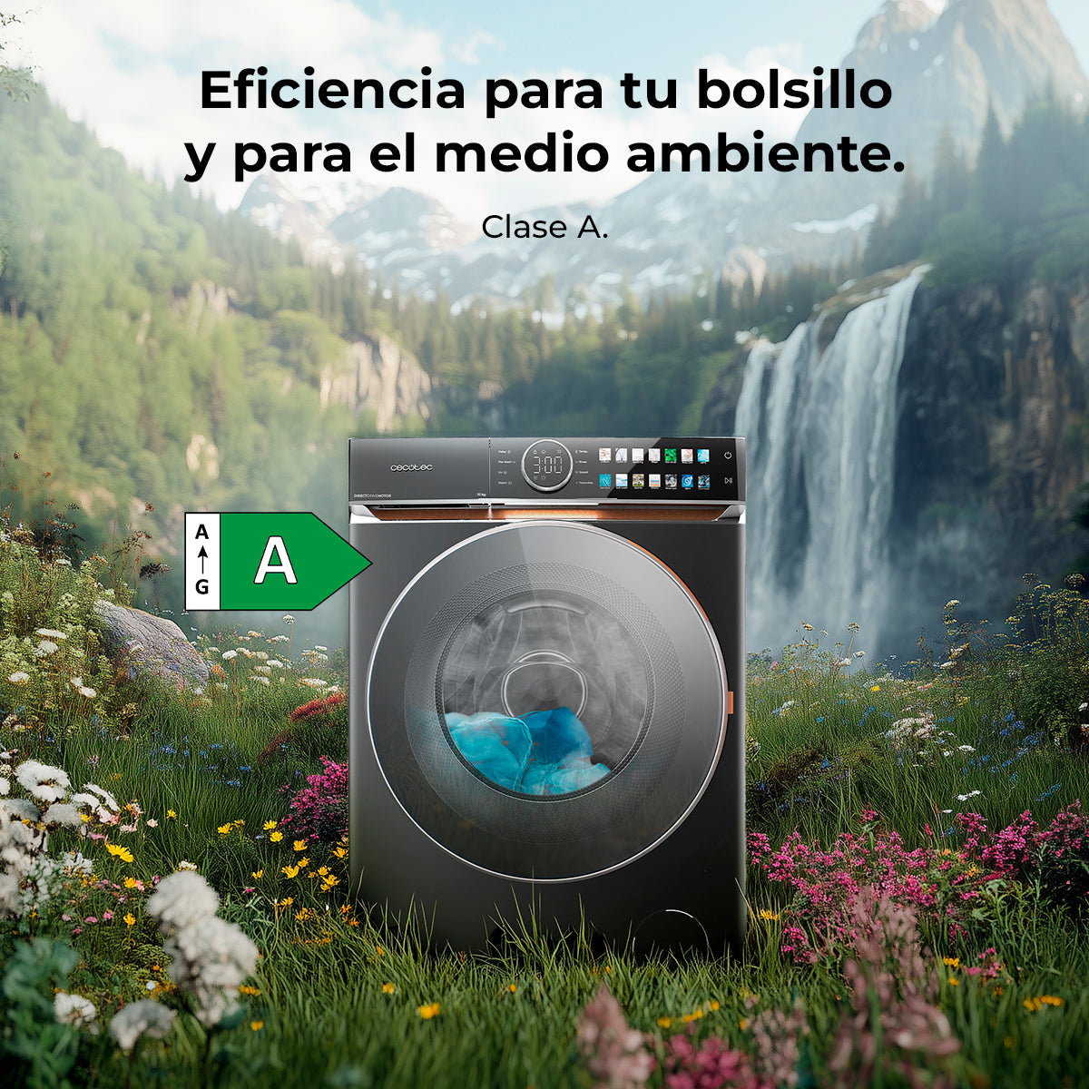 Cecotec Bolero DressCode 10980 Direct Drive Lavadora Acero A Gran Capacidad 8 Kg