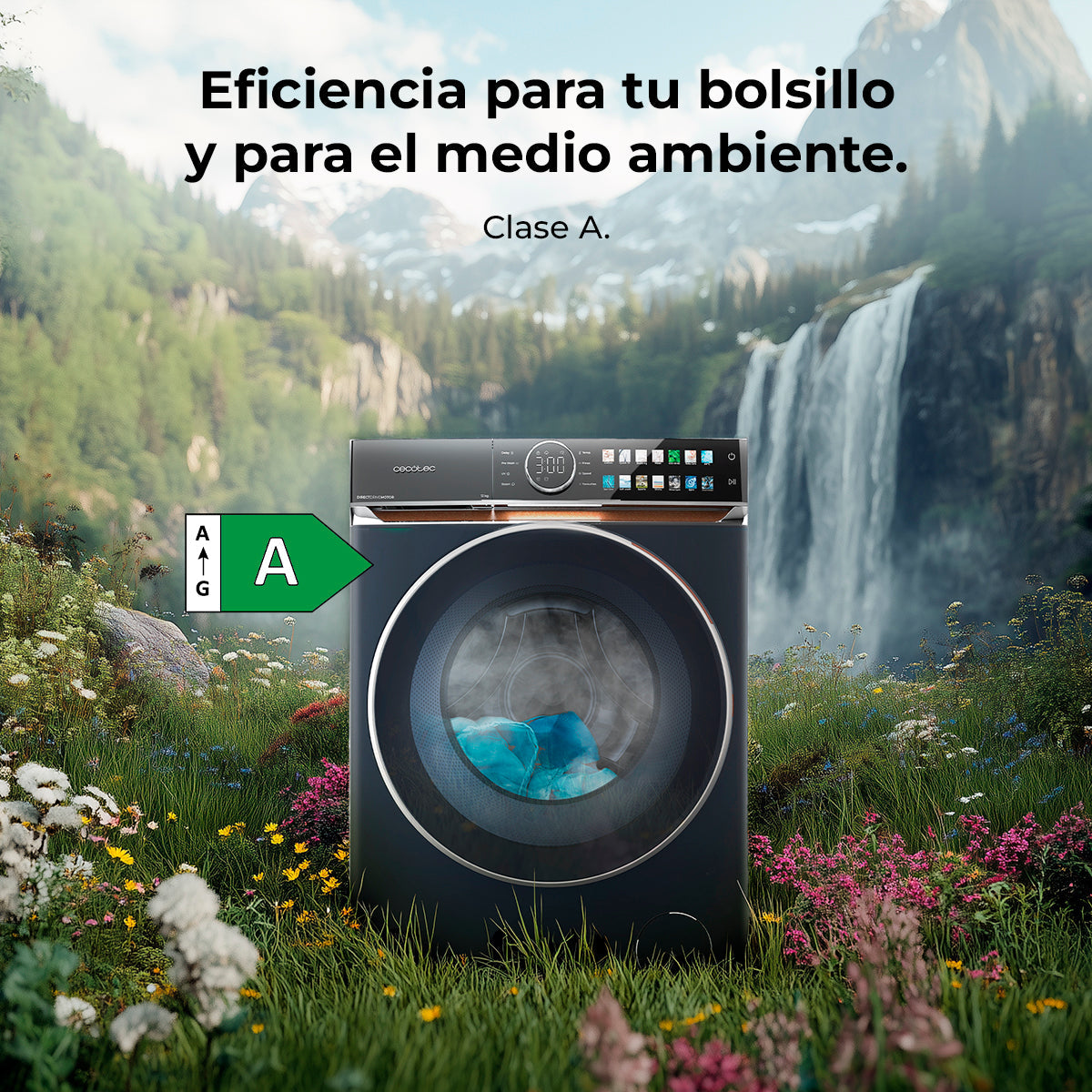 Cecotec Bolero DressCode 12980 Direct Drive Titanium A Lavadora Carga Frontal De Gran Capacidad