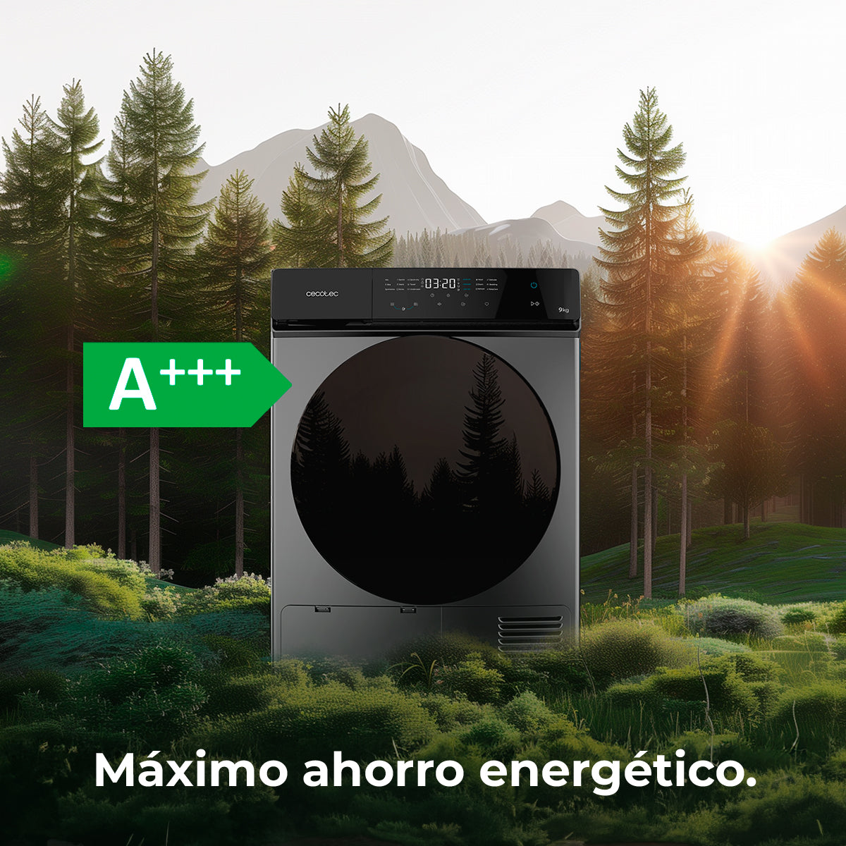 Cecotec Bolero DressCode Dry 9400 Secadora Inverter 9 kg con Programas Eco Clase C