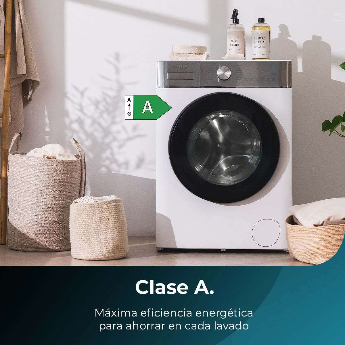 Cecotec Lavadora Bolero DressCode 9800 Inverter A 9 Kg Con Motor Inverter Plus Eficiencia A