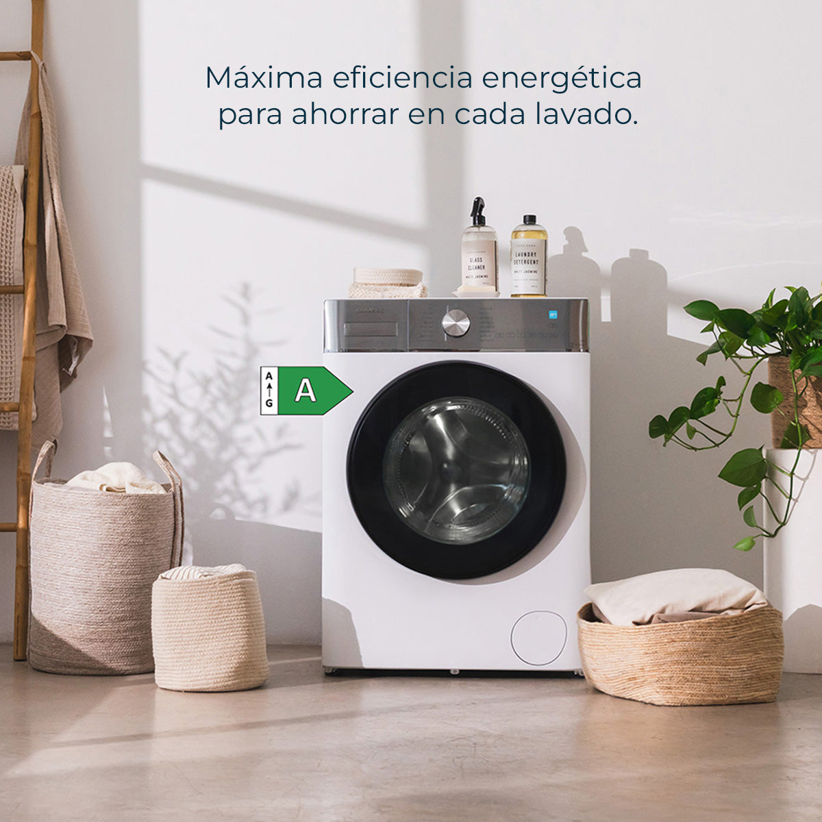 Cecotec Lavadora Bolero DressCode 8800 Inverter A, Carga 8 Kg, Motor Inverter, Alta Eficiencia