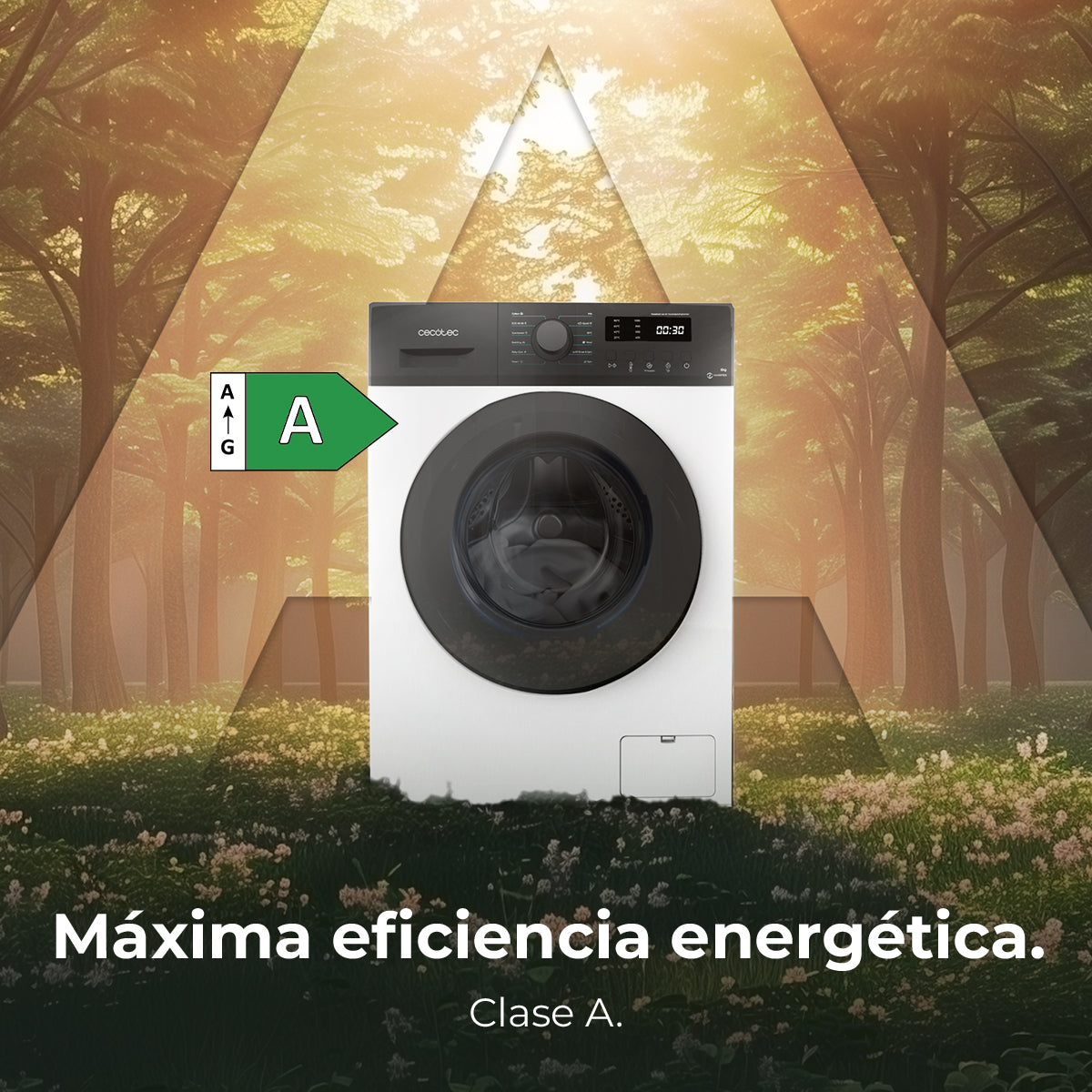 Cecotec Lavadora Bolero DressCode 6150 Inverter A 6 kg 1000 rpm Blanco Clase A Eficiencia