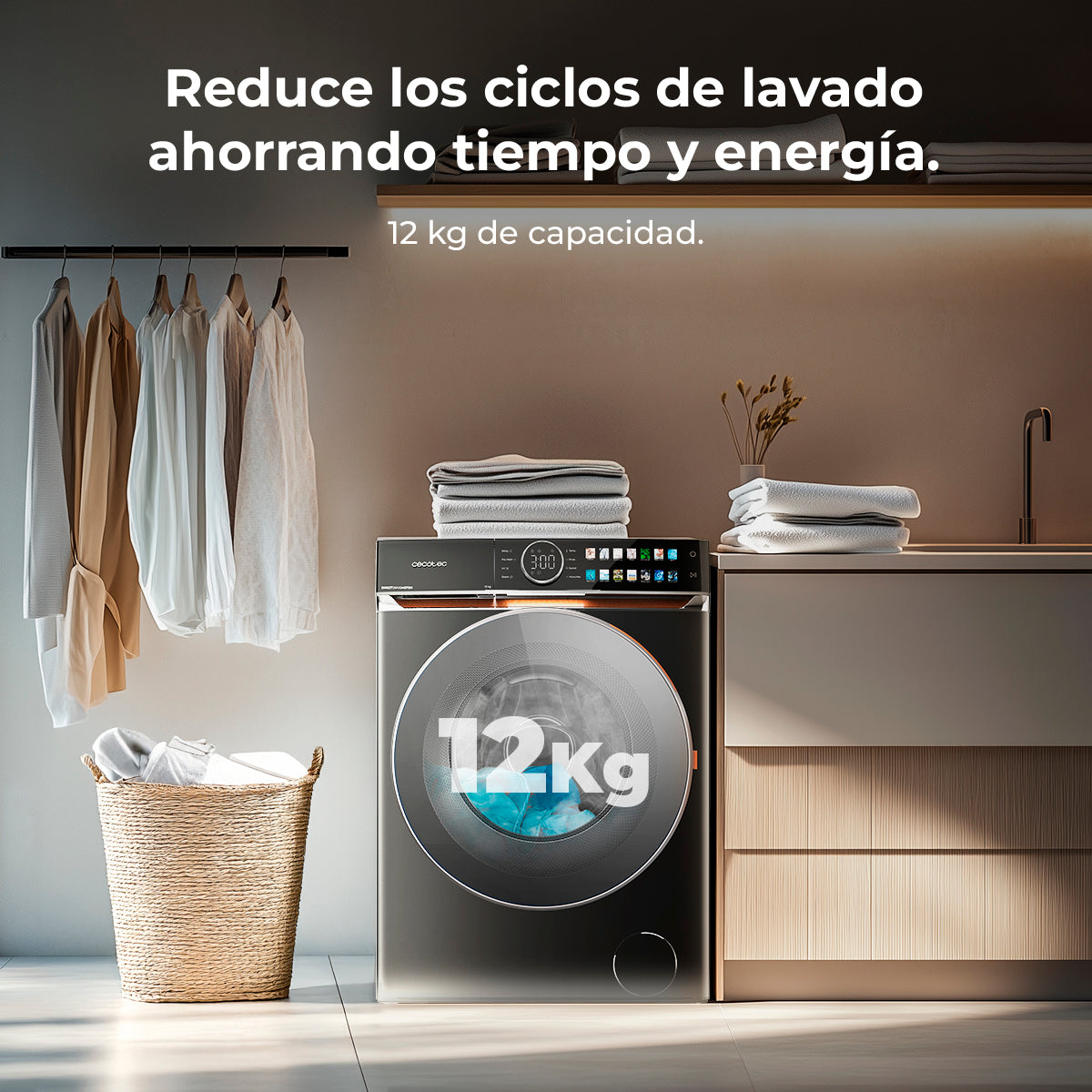 Cecotec Bolero DressCode 12980 Direct Drive Acero Lavado Eficiente Silencioso Alta Precisión
