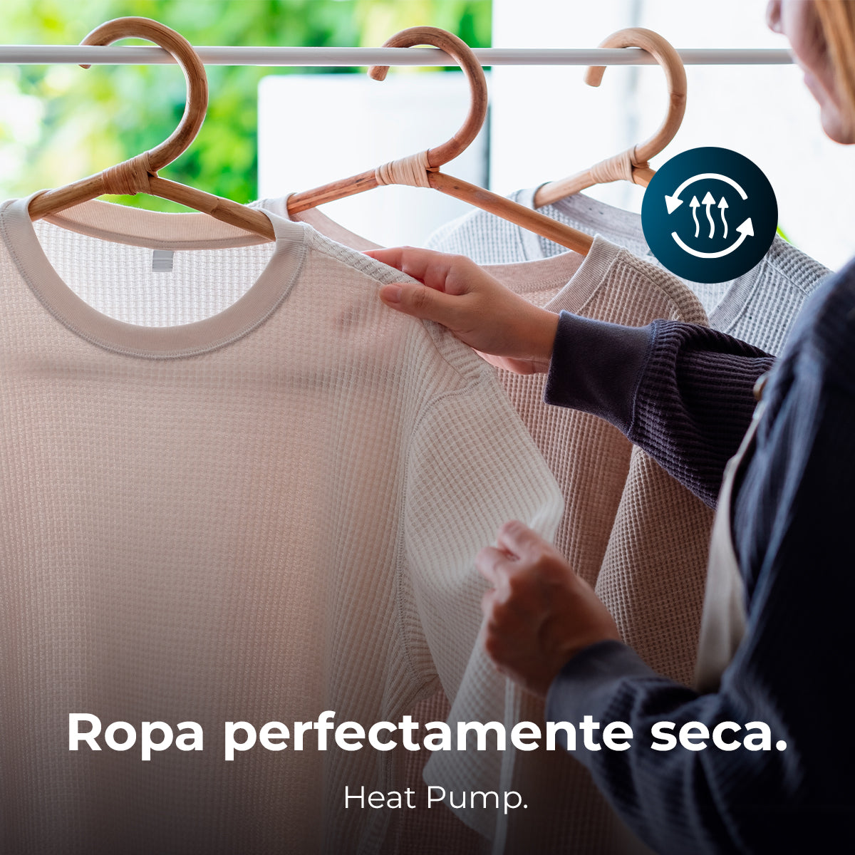 Cecotec Bolero DressCode Dry 9400 Secadora 9 kg Bomba de Calor Clase E Ahorro Energía Eficiente