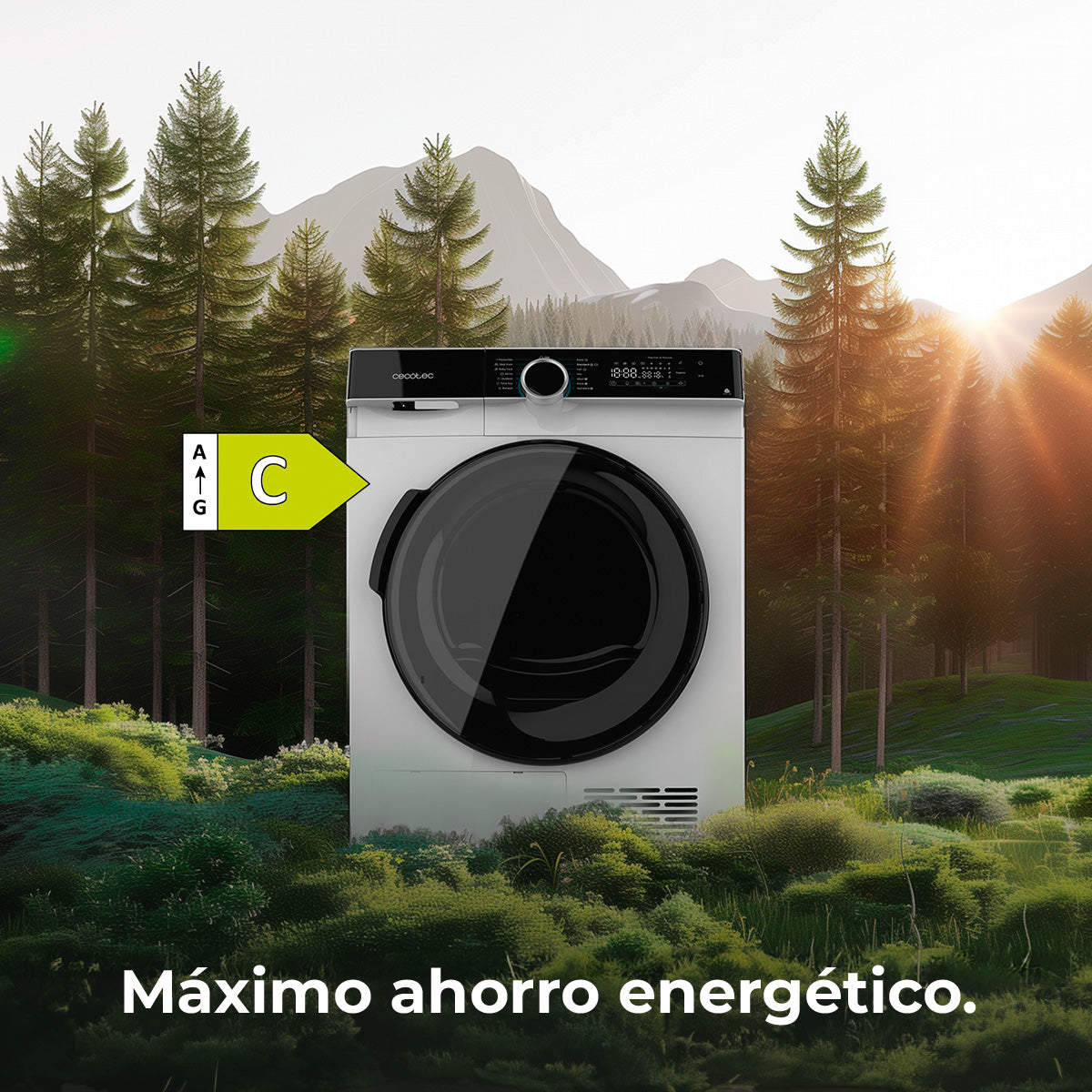 Cecotec Bolero DressCode Dry 10505 Inverter Secadora 10 Kg con Bomba de Calor y Ahorro Energético