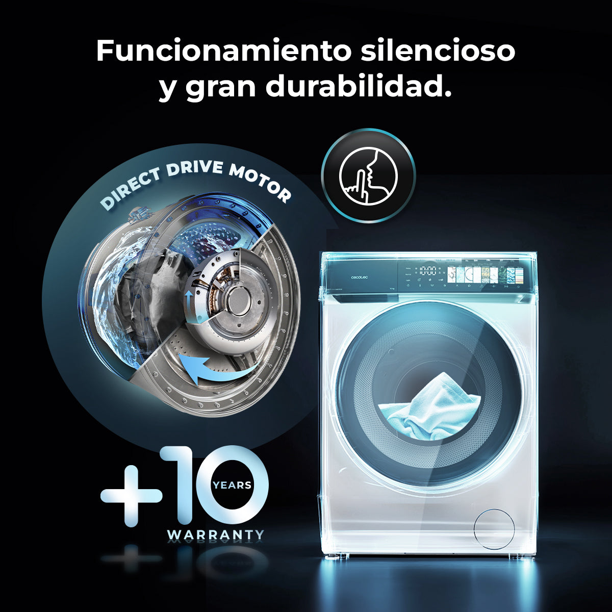 Cecotec Lavadora Bolero DressCode 10970 10 kg