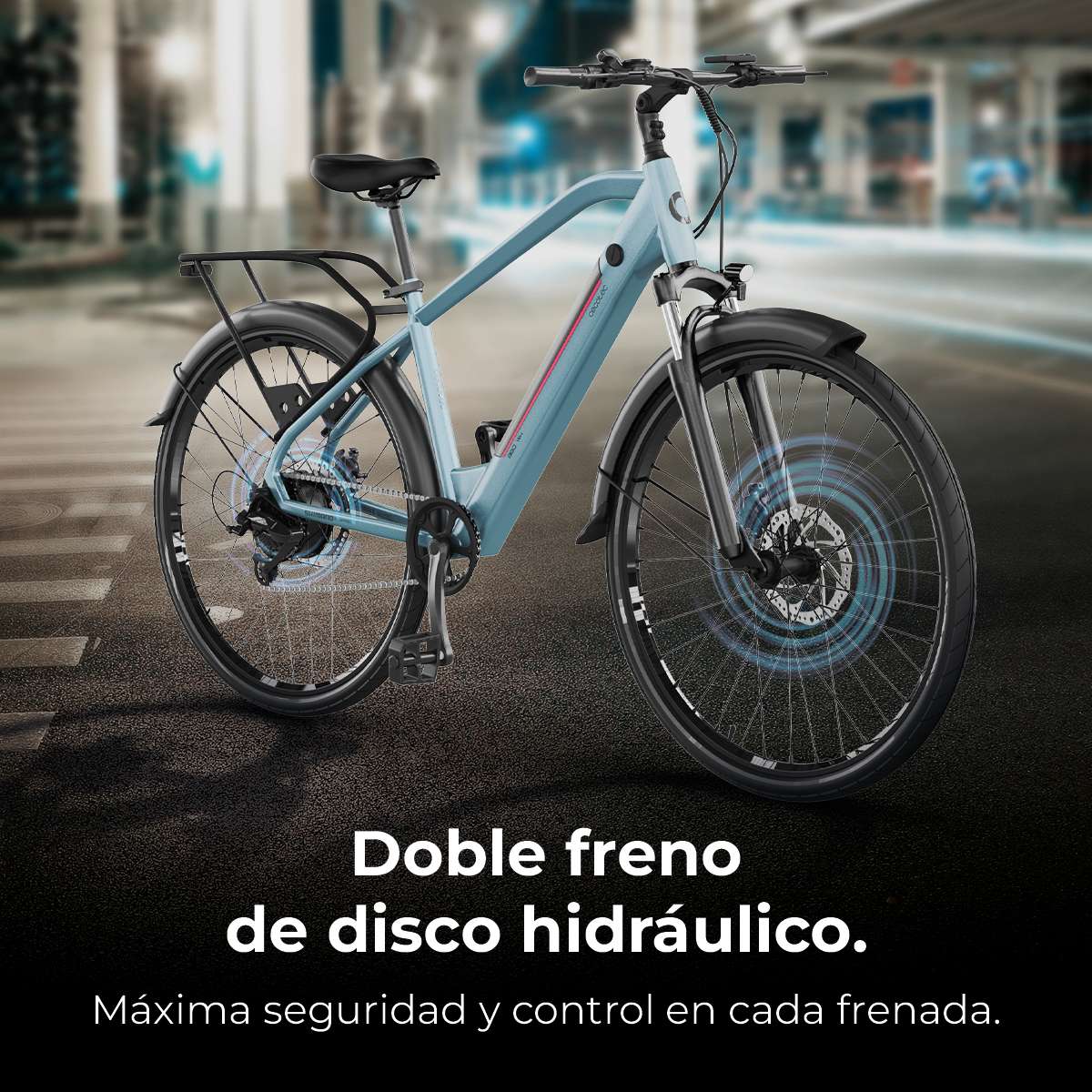 Cecotec Urban Pro Bicicleta Eléctrica 250W 90 Km Autonomía