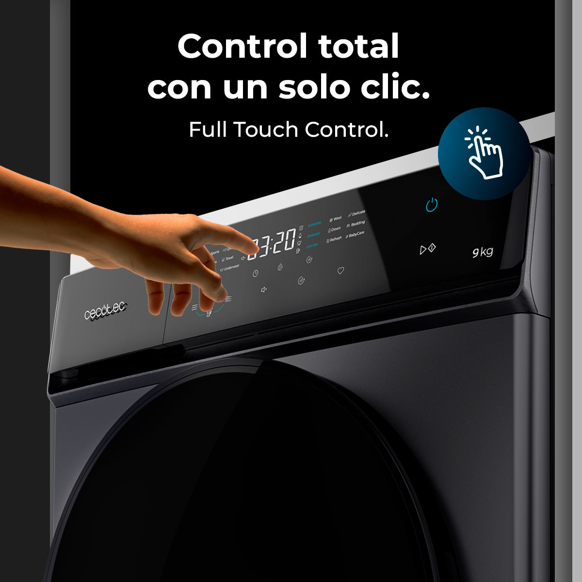 Cecotec Bolero DressCode Dry 9400 Secadora Inverter 9 kg con Programas Eco Clase C
