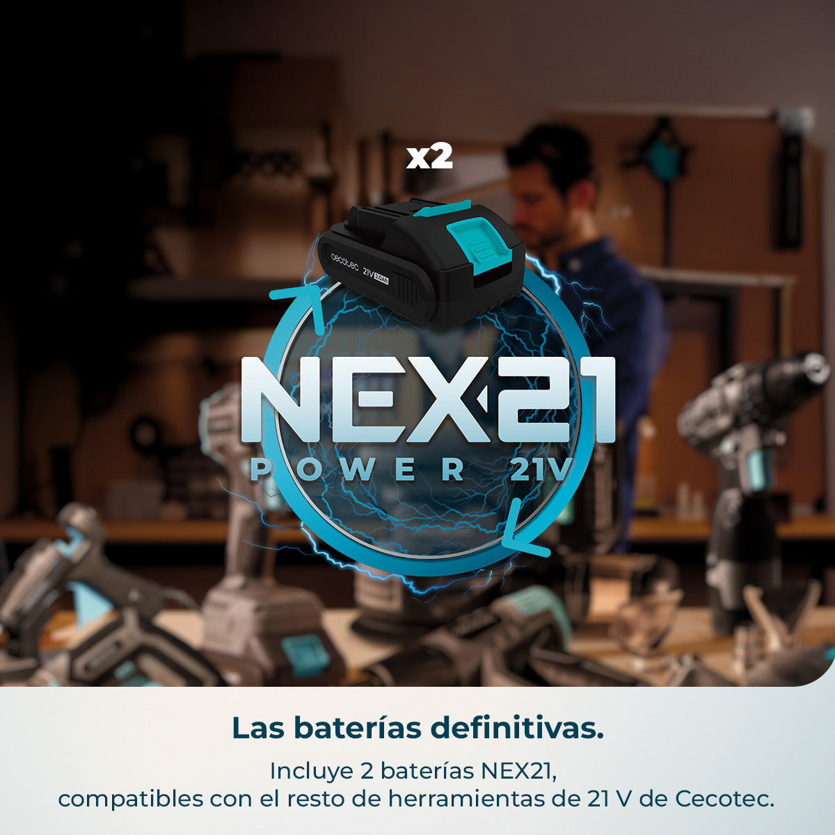 Cecotec Cortacésped De Batería Terrenator E3 Liberty Z Plus