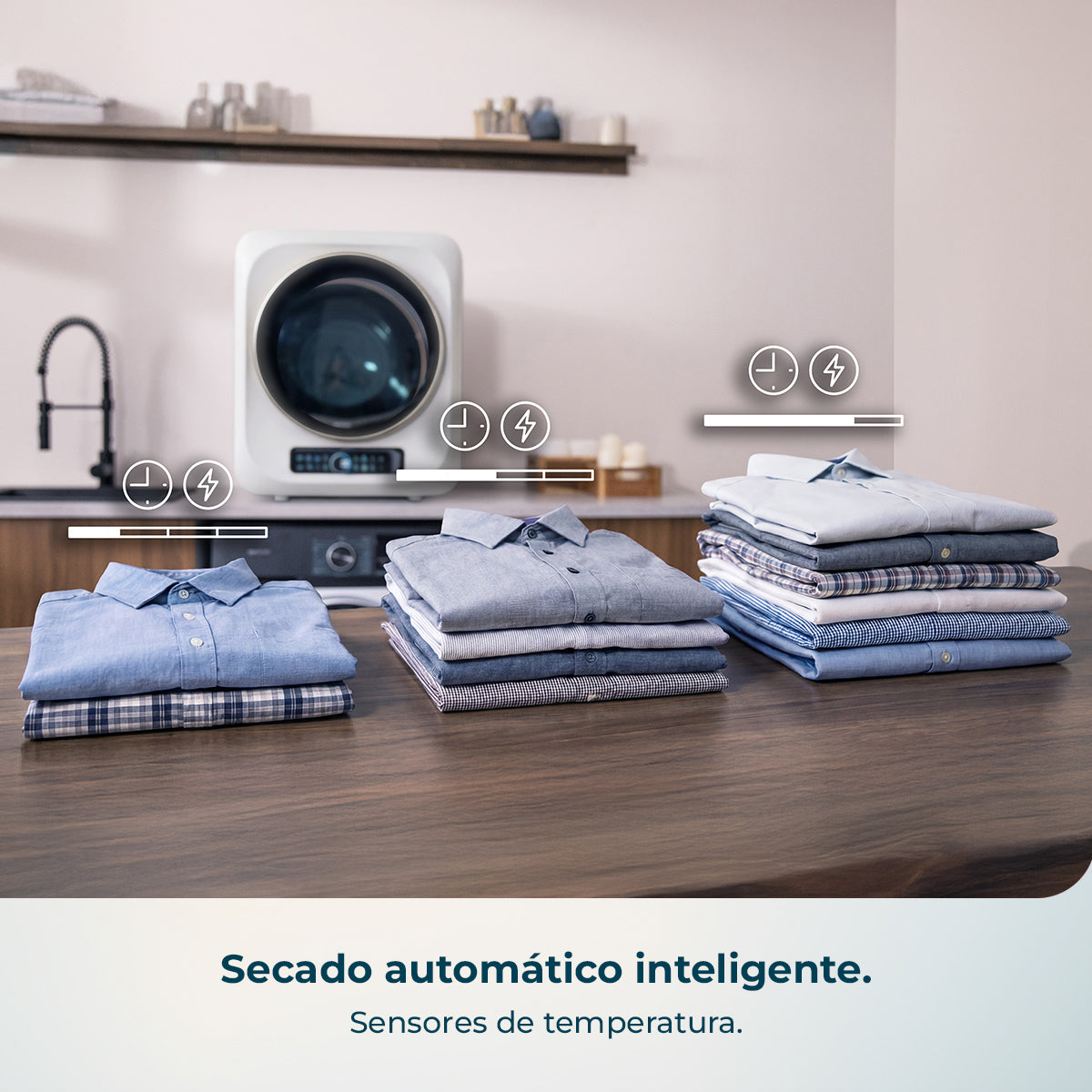 Cecotec Bolero DressCode Dry 3400V Secado Rápido para 3 Kg de Ropa Diseño Compacto con Evacuación Exterior