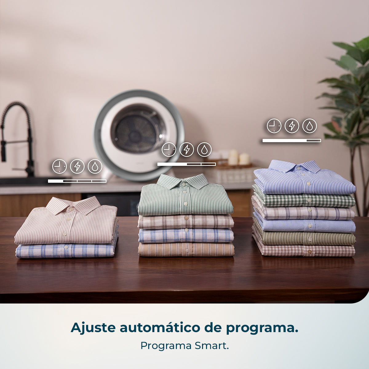 Cecotec Bolero DressCode Dry 3500V Gold Secado Rápido Eficiente 3 kg Diseño Oro Cromado Compacto para Hogar