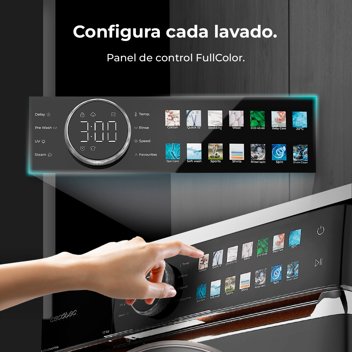 Cecotec Bolero DressCode 12980 Direct Drive Acero Lavado Eficiente Silencioso Alta Precisión
