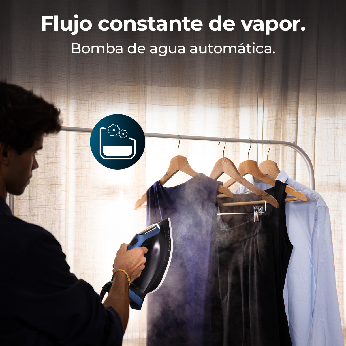 Cecotec IronHero H3000 Estación de Planchado Geyser 3000 W Vapor Continuo 155 g por minuto 550 g por minuto