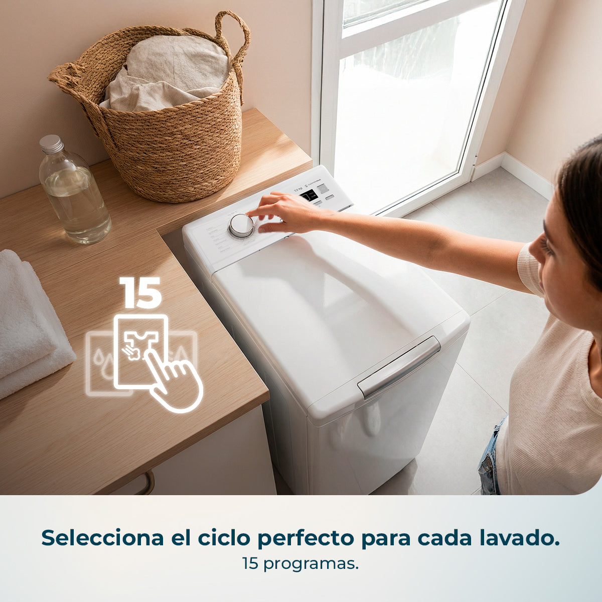 Cecotec Lavadora Bolero DressCode Top 750 Inverter 7,5 Kg Clase A Eficiencia Energética