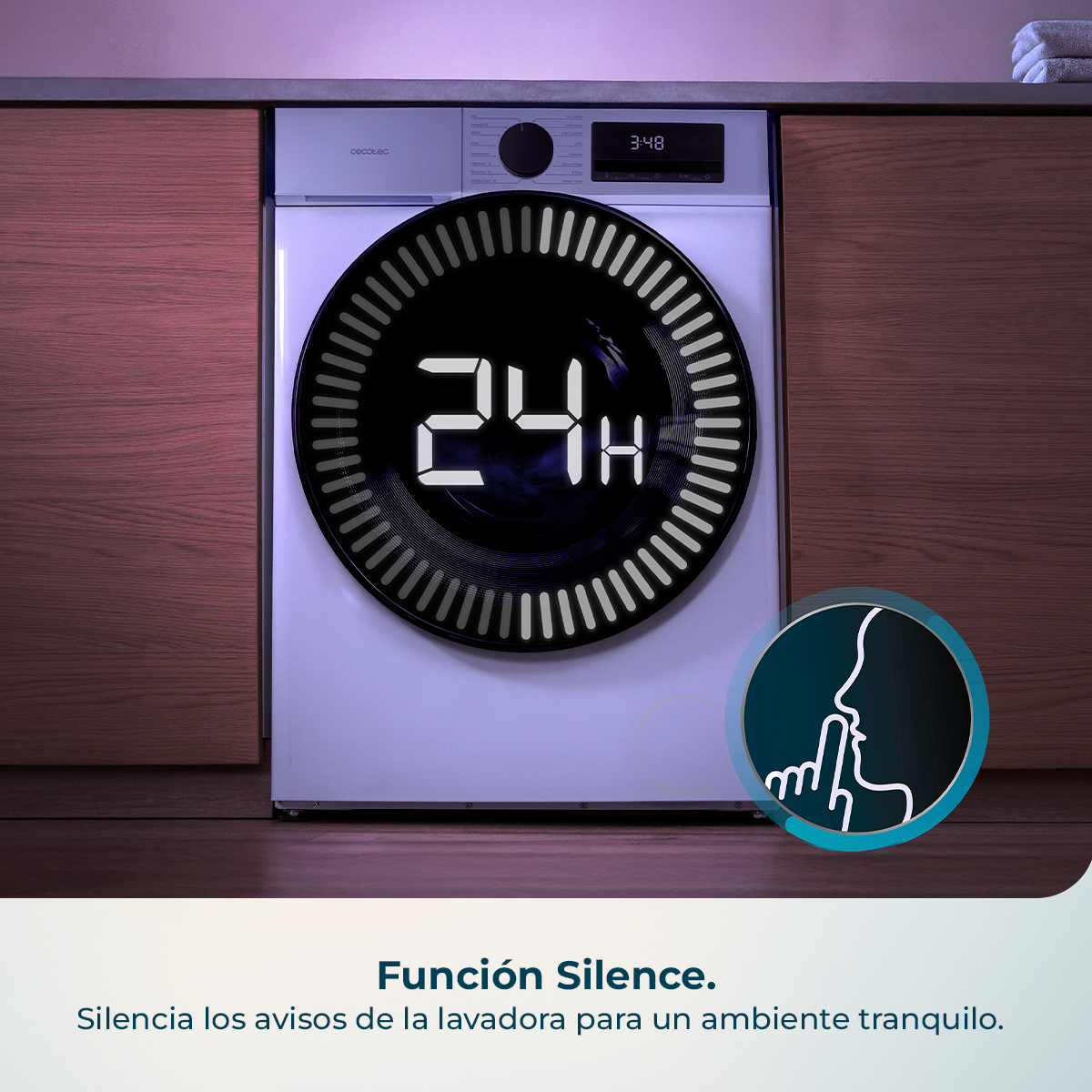 Cecotec Lavadora Bolero DressCode 12450 Inverter 12 Kg Capacidad 1400 RPM Clase A Energética