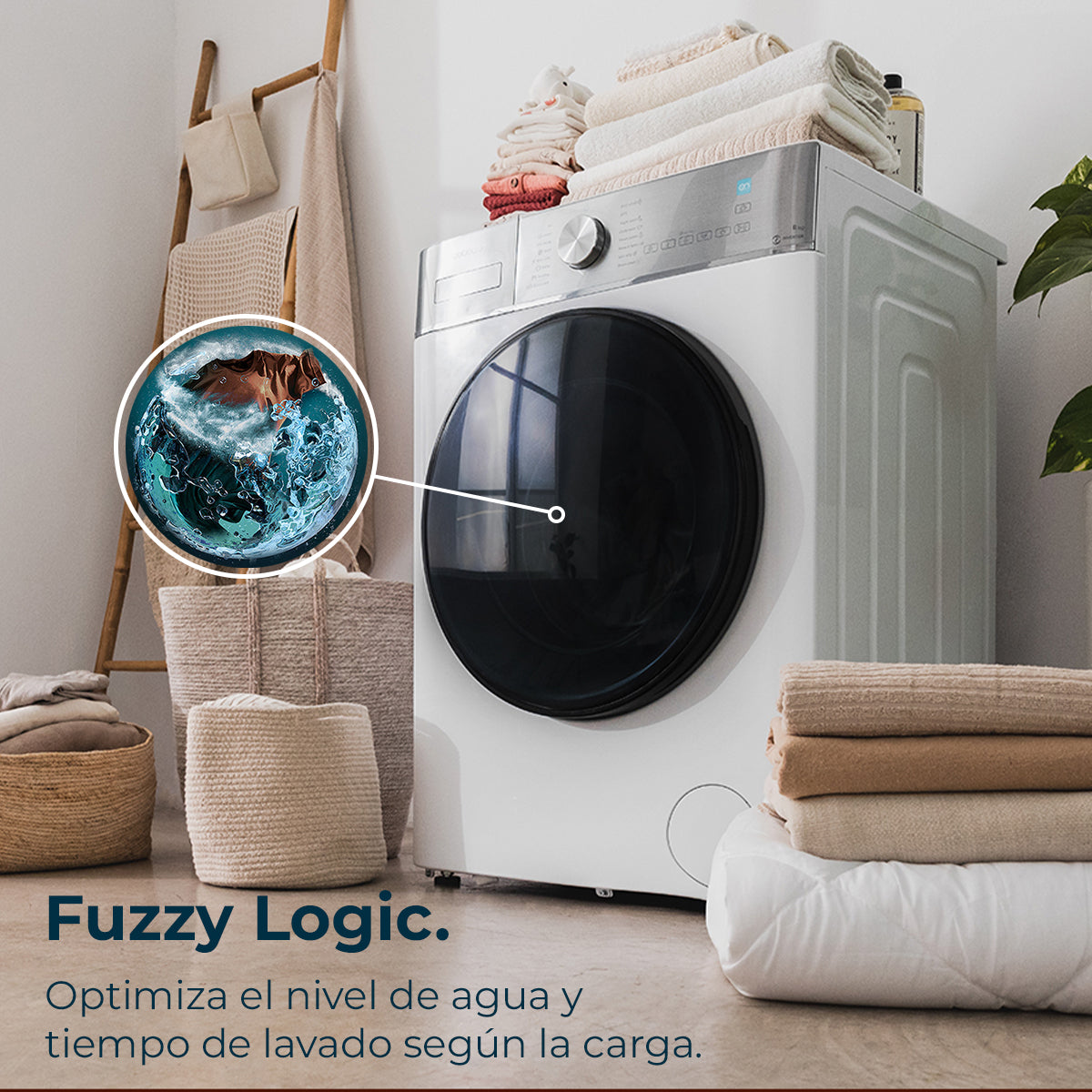 Cecotec Lavadora Bolero DressCode 8800 Inverter A, Carga 8 Kg, Motor Inverter, Alta Eficiencia