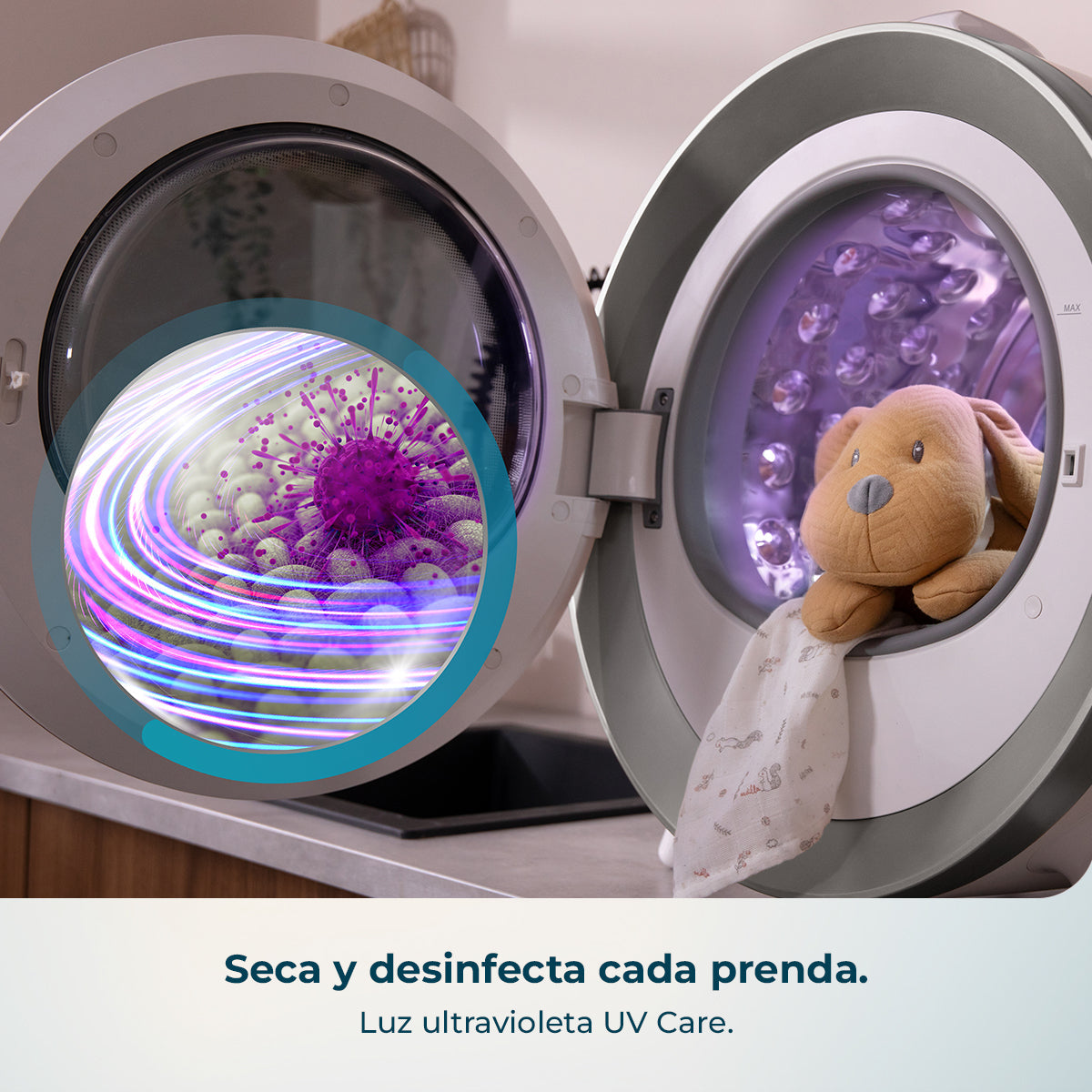 Cecotec Bolero DressCode Dry 3600V Secadora Compacta Plata Hasta 3 Kg Ropa Secado Rápido