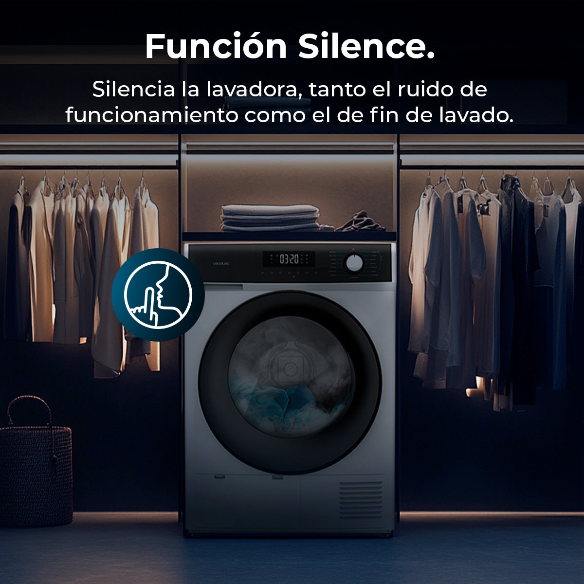 Cecotec Bolero Dresscode Dry 8330 8 Kg Secadora Con Bomba De Calor Clase E Alta Eficiencia