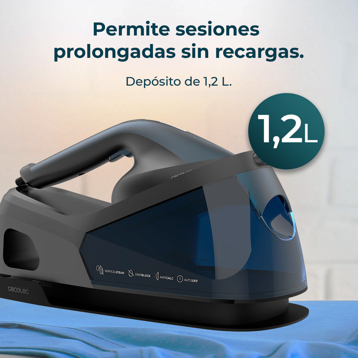 Cecotec IronHero V-2400 Estación de Plancha Vapor Continuo Power Steam 180 g por minuto Potencia 2400 W