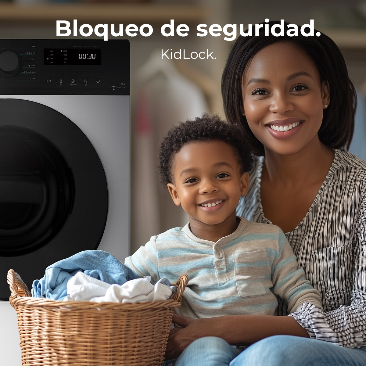 Cecotec Lavadora Bolero DressCode 6150 Inverter A 6 kg 1000 rpm Blanco Clase A Eficiencia