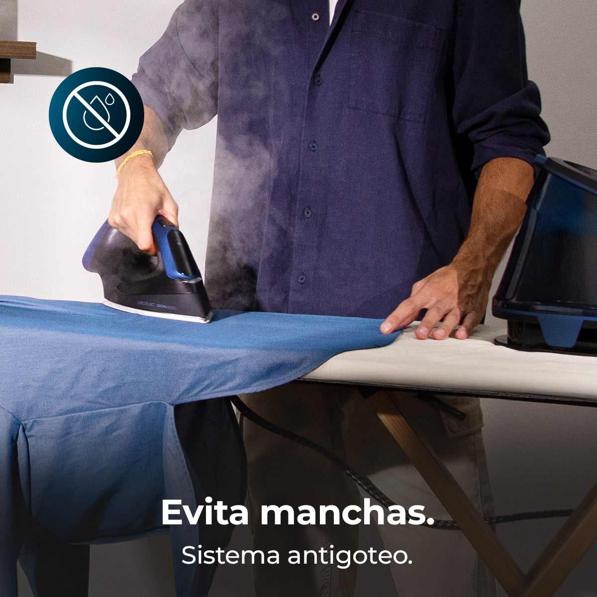 Cecotec IronHero H3000 Estación de Planchado Geyser 3000 W Vapor Continuo 155 g por minuto 550 g por minuto