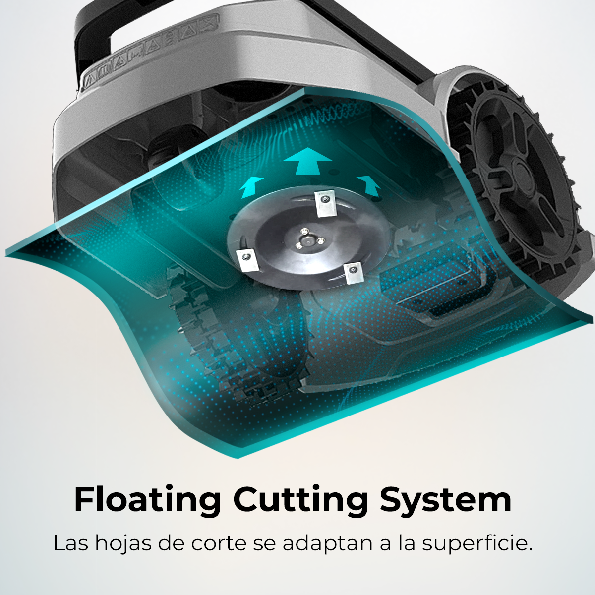 Cecotec Conga GrassHopper 300 Robot Cortacésped, Cubre 300 m², Cable Perimetral 100 m
