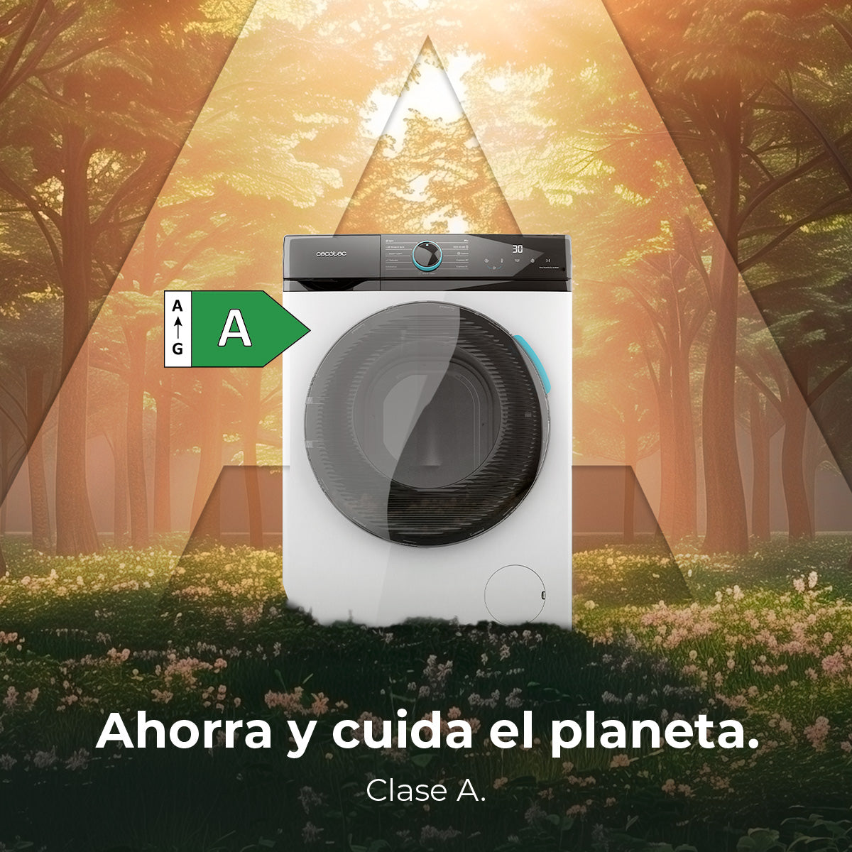 Cecotec Lavadora Bolero DressCode 8110 Inverter 8 kg 1200 rpm Clase A Ahorro Energetico