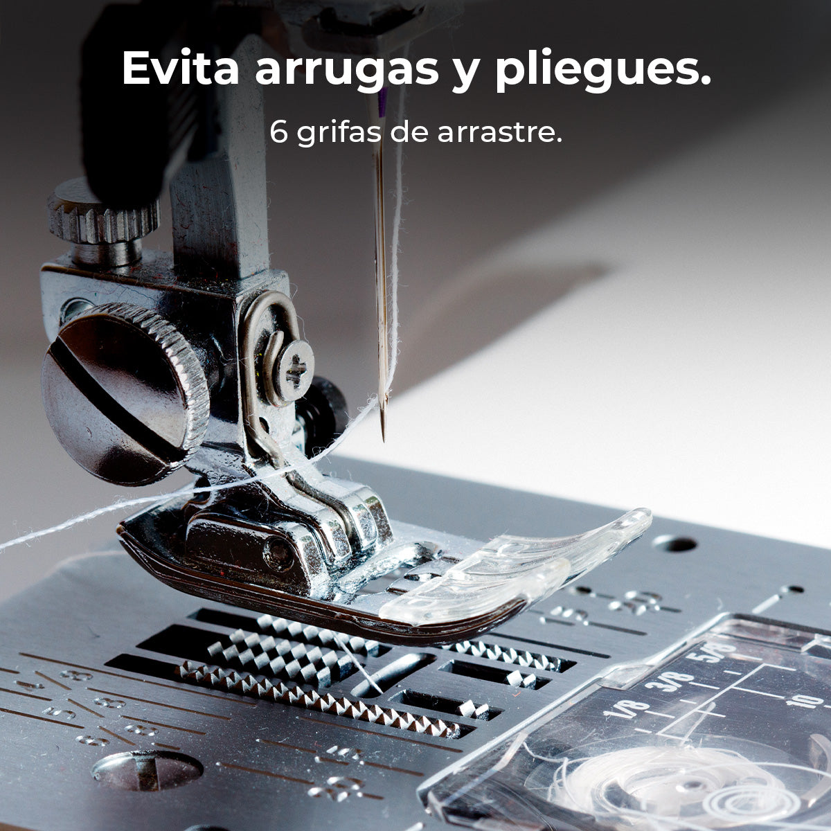 Cecotec BelleCouture 1500 Máquina de Coser 15 Puntadas Fácil para Principiantes Novatos