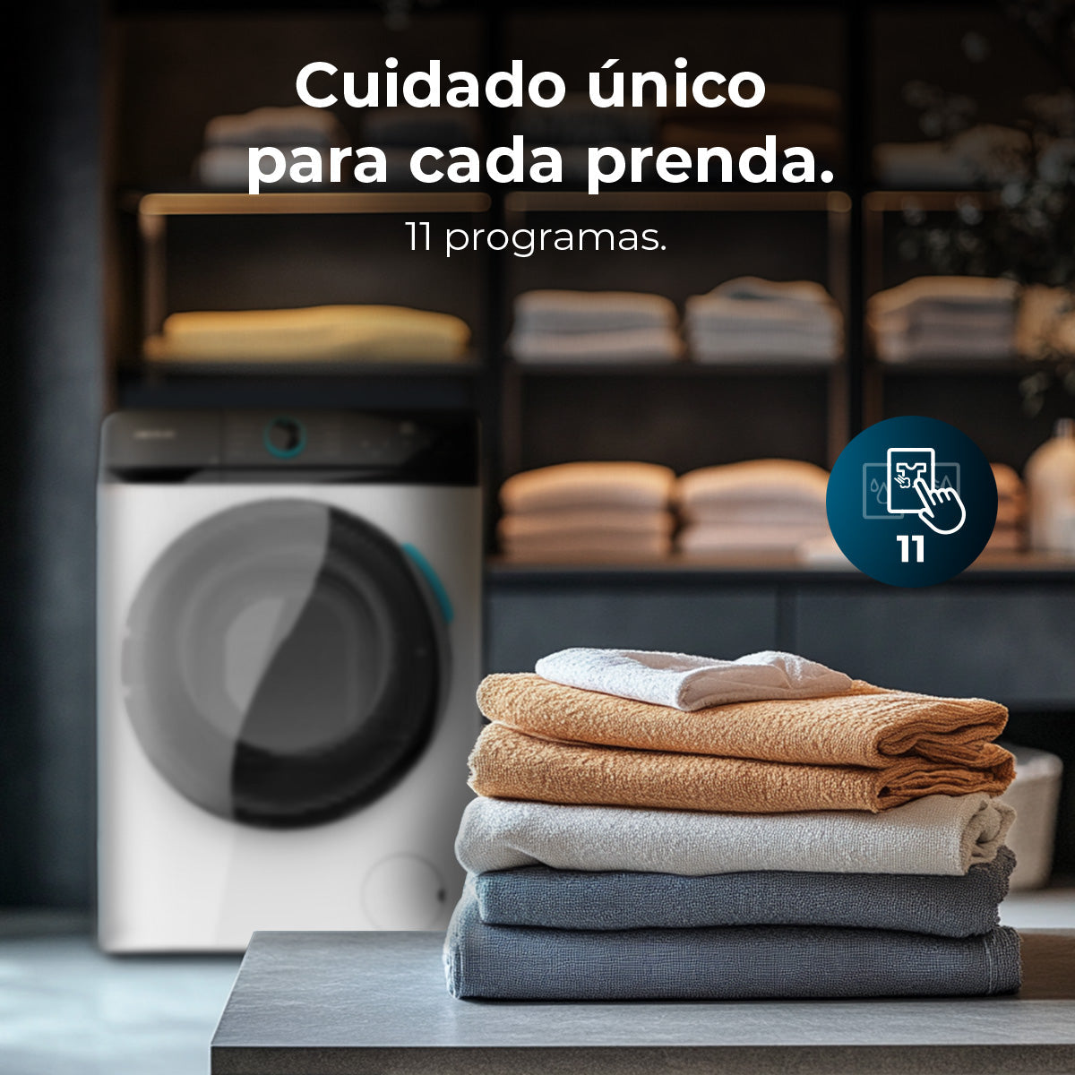 Cecotec Lavadora Bolero DressCode 8110 Inverter 8 kg 1200 rpm Clase A Ahorro Energetico