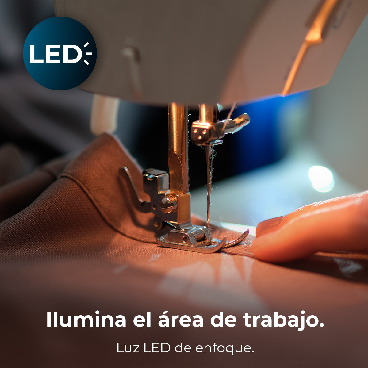 Cecotec BelleCouture 1500 Máquina de Coser 15 Puntadas Fácil para Principiantes Novatos