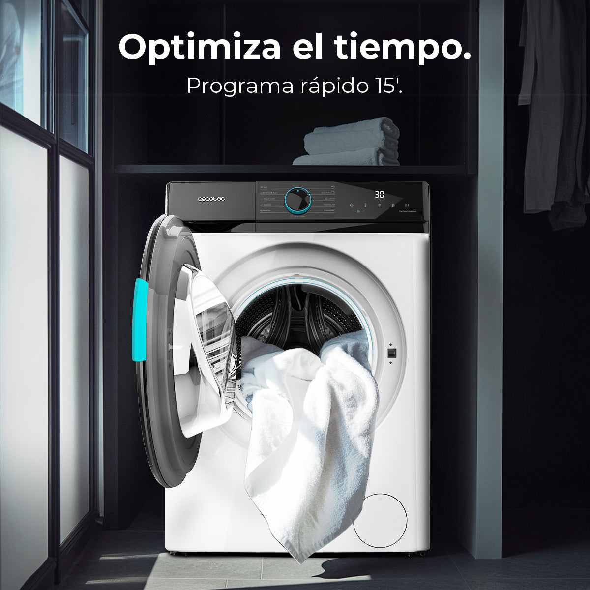 Cecotec Lavadora Bolero DressCode 8110 Inverter 8 kg 1200 rpm Clase A Ahorro Energetico