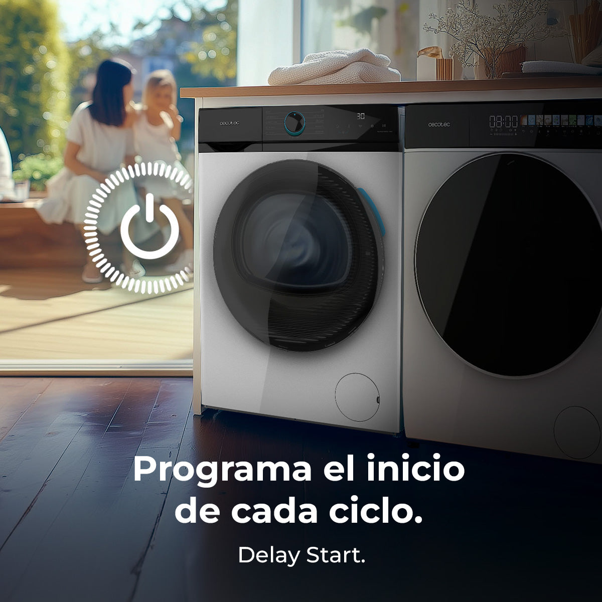 Cecotec Lavadora Bolero DressCode 8110 Inverter 8 kg 1200 rpm Clase A Ahorro Energetico