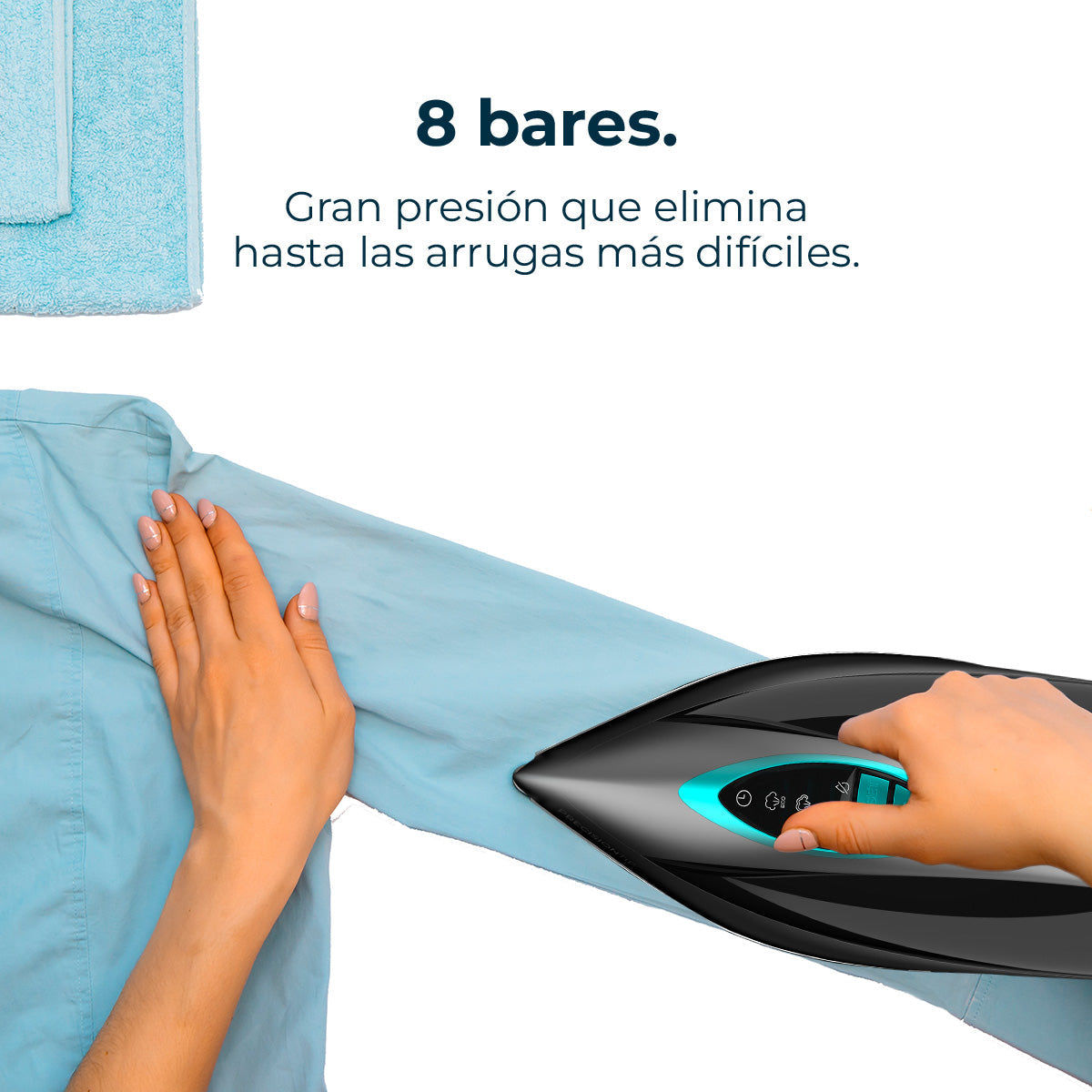 Cecotec Centro de Planchado IronHero 3200 Station 3200 W 8 Bares Bomba Automática Alta Presión