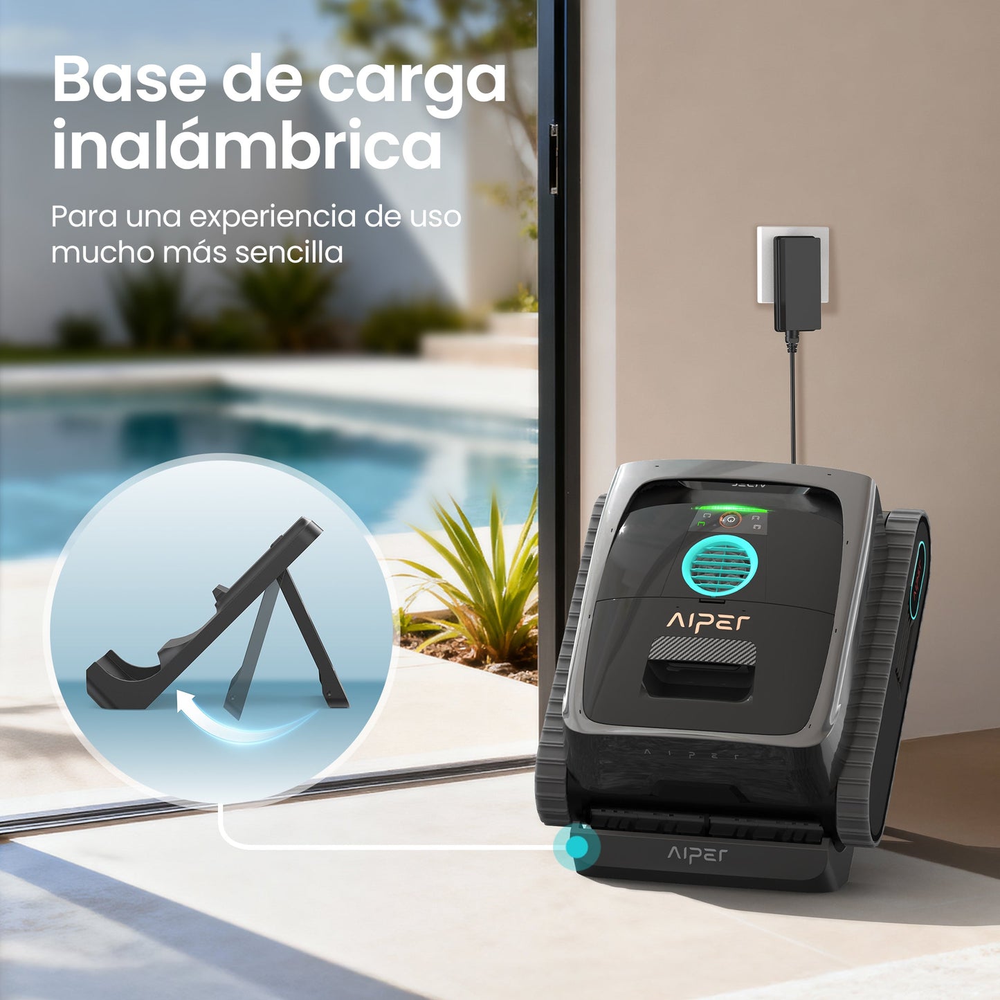 Aiper Scuba V3 Robot Limpiafondos de piscina de batería sin cable
