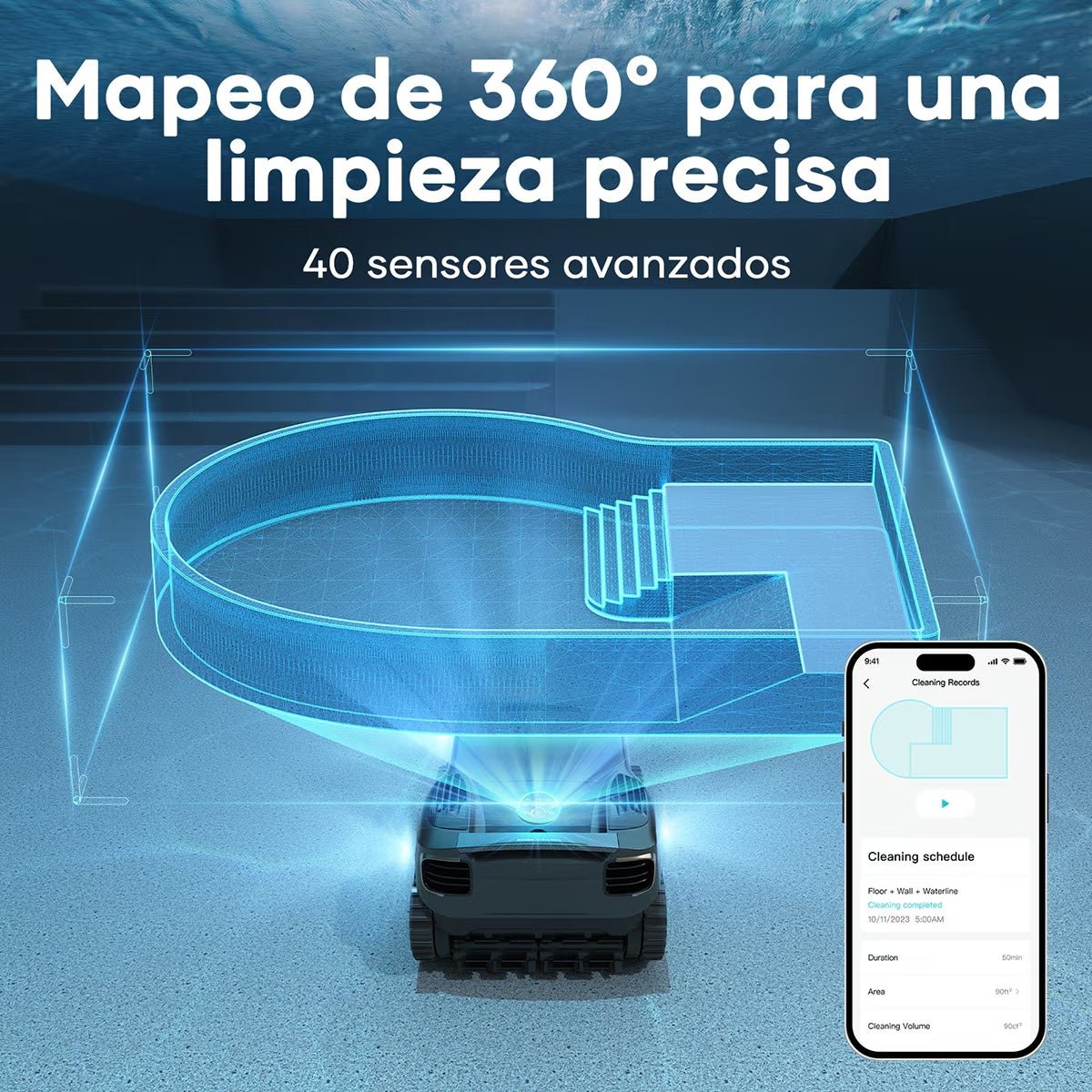 Aiper X1 Pro Max Robot Limpiafondos de piscina de batería sin cable