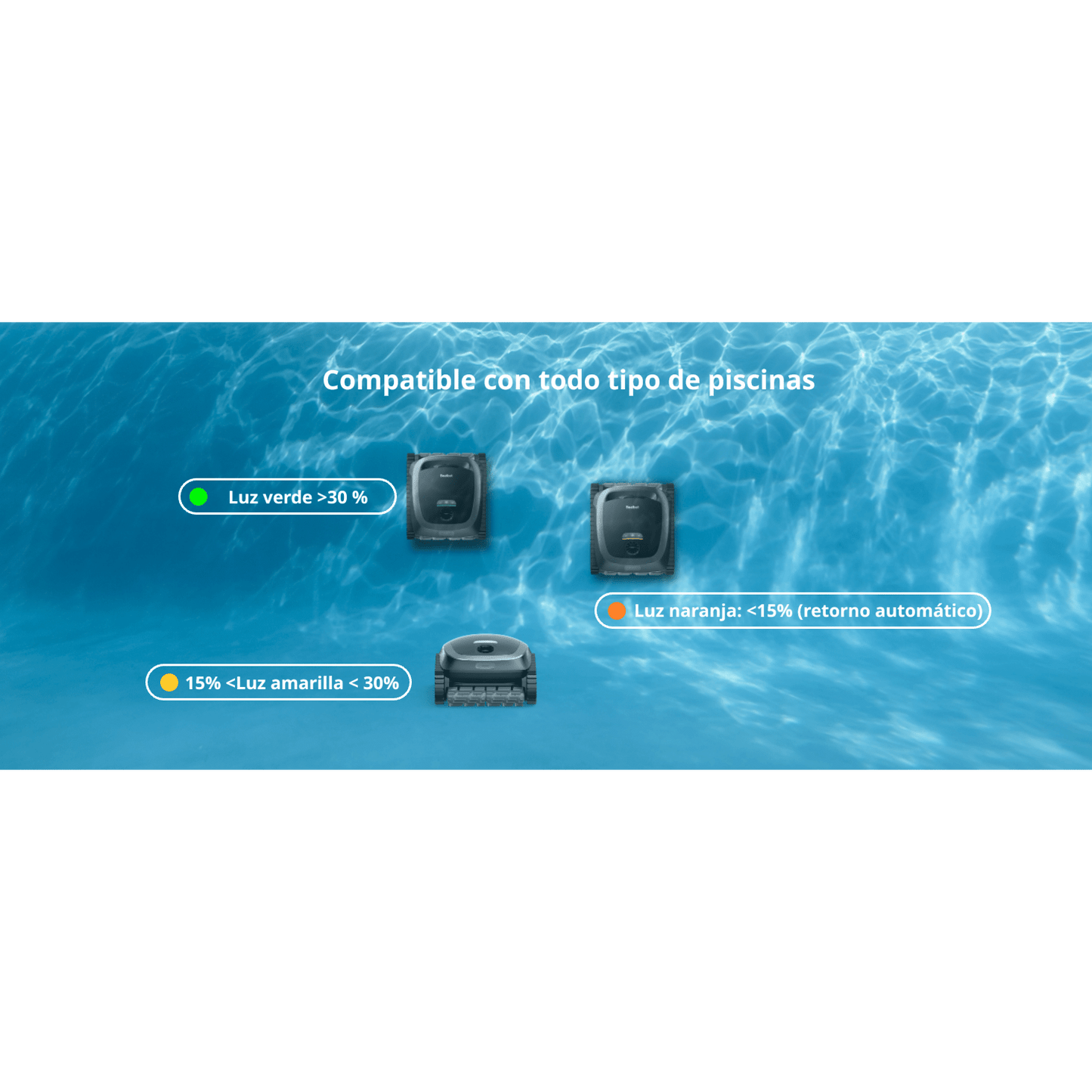 Beatbot AquaSense Robot limpiafondos sin cable para piscina
